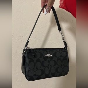 Coach Women's Nolita 19 Bag Purse in Graphite ( black, grey with silver hardware